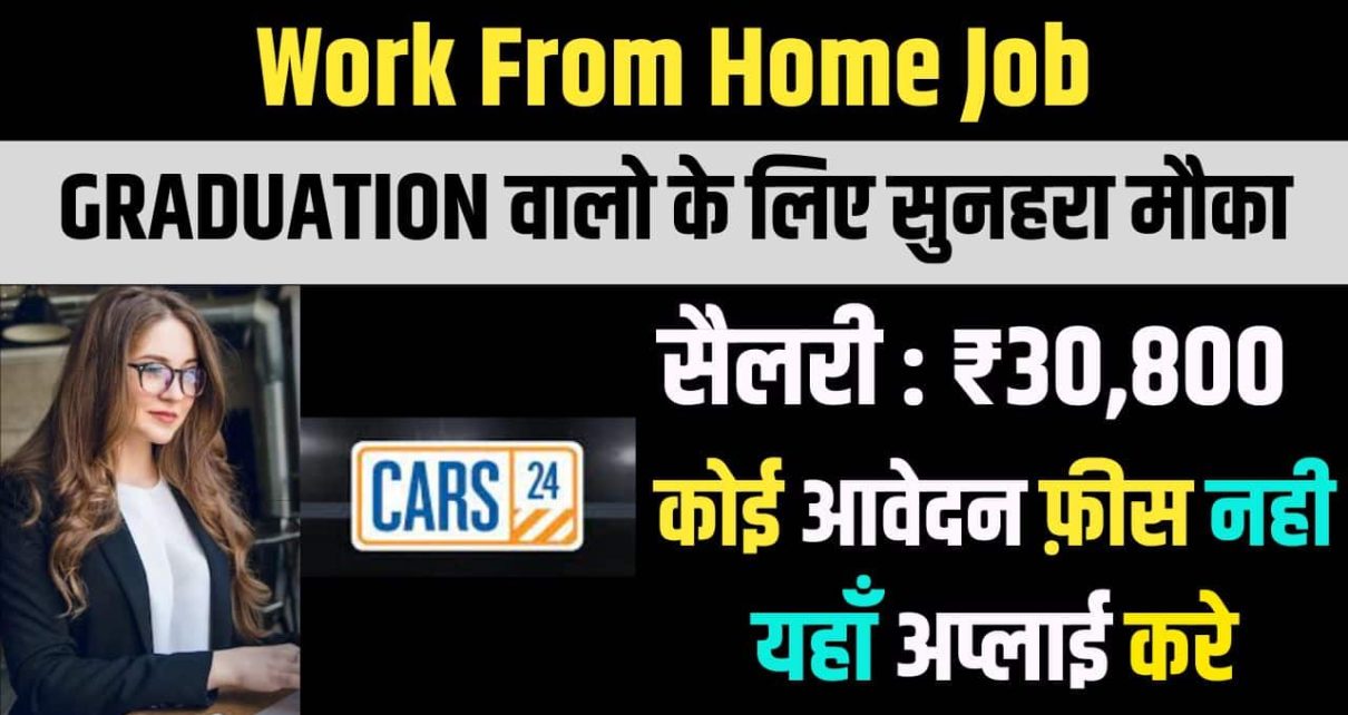 Cars24 Work From Home Job